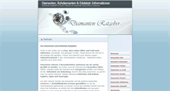 Desktop Screenshot of diamanten.finanz-sektor.de