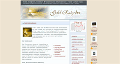 Desktop Screenshot of gold.finanz-sektor.de