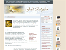 Tablet Screenshot of gold.finanz-sektor.de